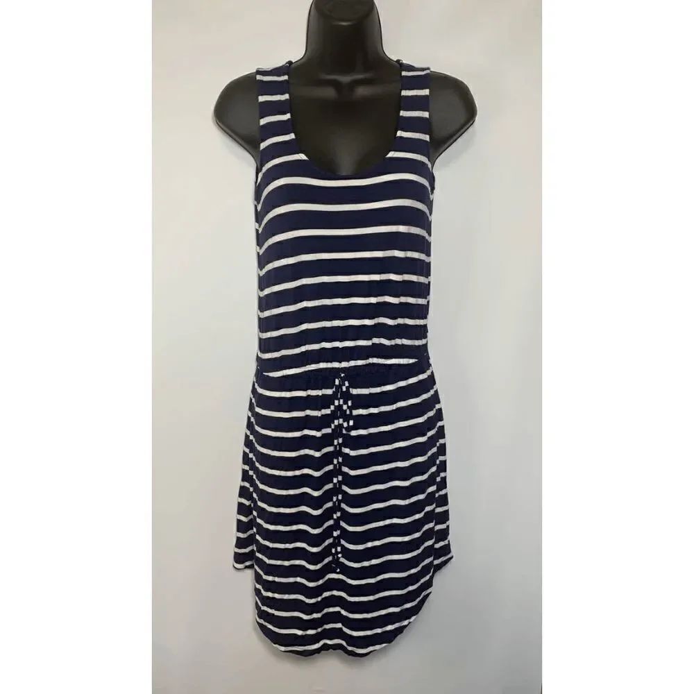 Soma 35" Length Midi Stripe Lounge Dress Size XS